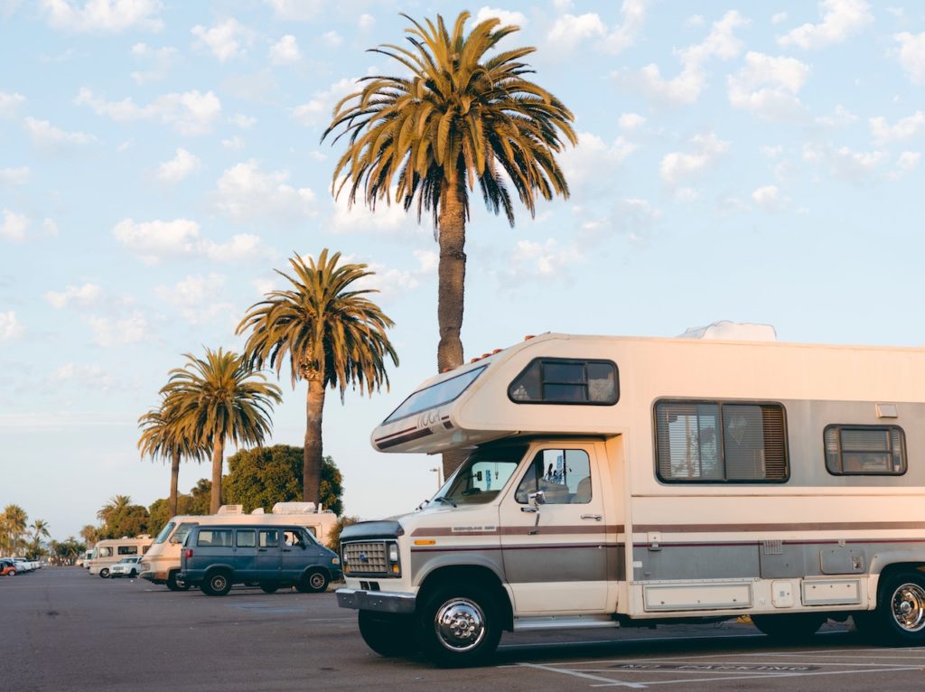 road trip RV with custom mattress